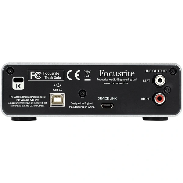 Аудиоинтерфейс Focusrite iTrack Solo