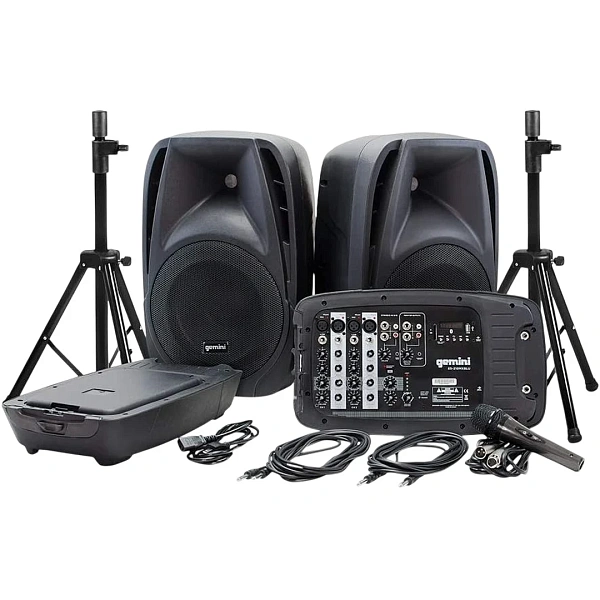 Комплект звукового оборудования Gemini ES-210MXBLU-ST