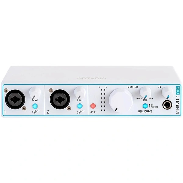 Аудиоинтерфейс Arturia MiniFuse 2 White OTG