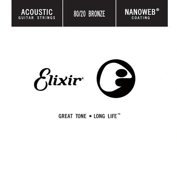 Струна для акустической гитары Elixir 15145 .045
