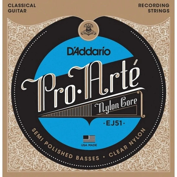 Струны для классической гитары D'Addario EJ51 Hard Tension