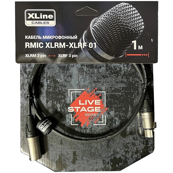 Микрофонный кабель Xline RMIC XLRM-XLRF 01