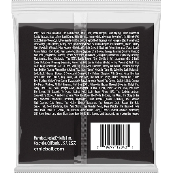 Струны для бас-гитар Ernie Ball 2843 45-105 4-String