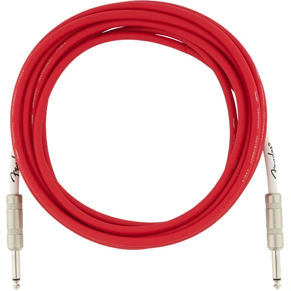 Инструментальный кабель Fender 15″ Original Series Fiesta Red