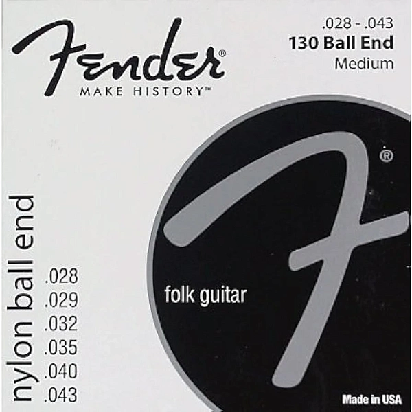 Струны для классической гитары Fender 130 CLR/SLVR Ball End