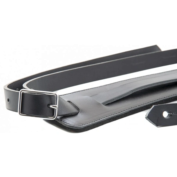 Ремень для гитары RightOn Straps Steady Leathercraft Slim Black