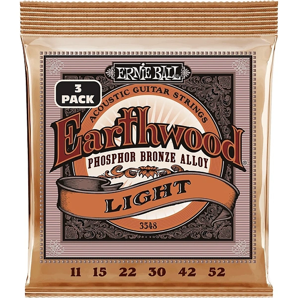 Струны для акустической гитары Ernie Ball 3548 11-52