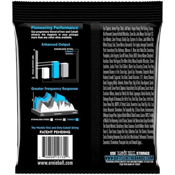 Струны для бас-гитары Ernie Ball 2735 Cobalt 40-95