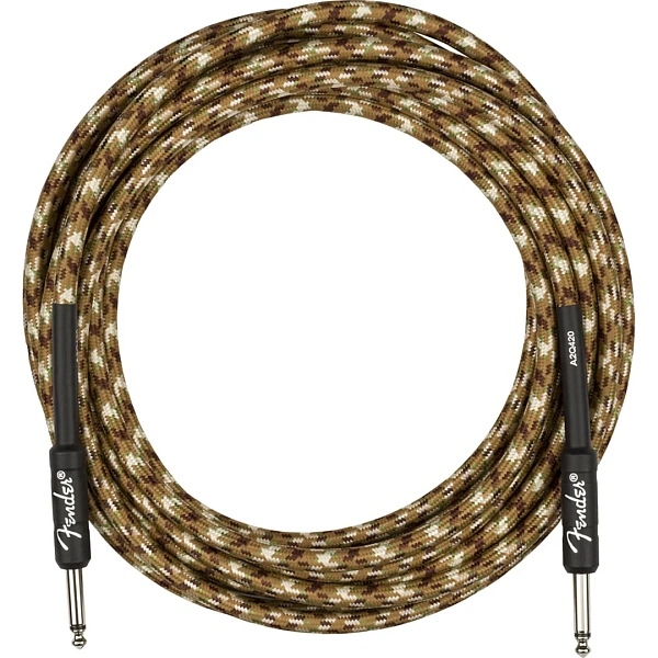 Инструментальный кабель Fender Professional Series Instrument Cable Straight/Straight 18.6" Desert Camo