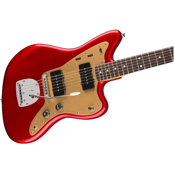 Электрогитара Fender Squier Deluxe Jazzmaster With Tremolo Candy Apple Red