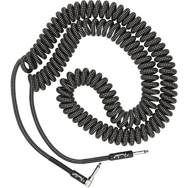 Инструментальный кабель Fender 30″ Professional Series Coil Cable Gray Tweed