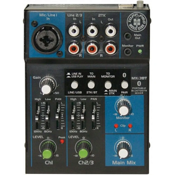 Микшерный пульт Topp Pro TP MXi3BT