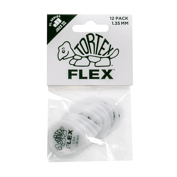 Набор медиаторов Dunlop 466P1.35 Tortex Flex Jazz III XL