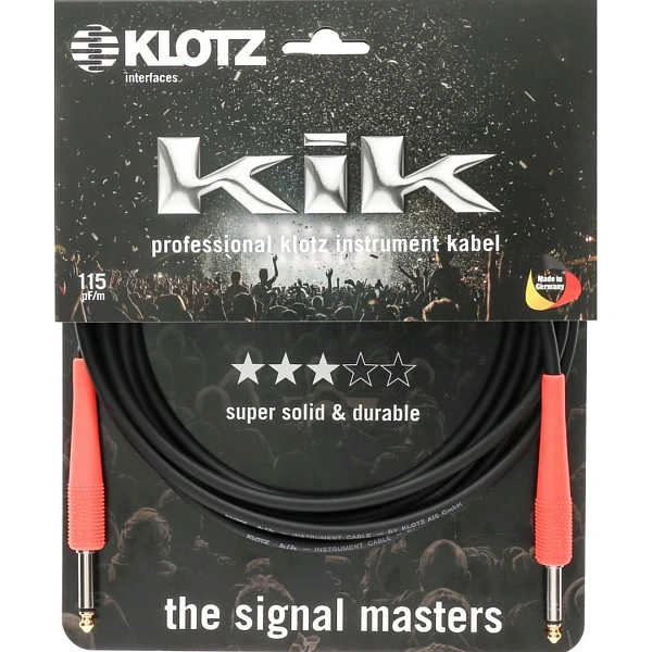 Инструментальный кабель Klotz KIKC3.0PP3