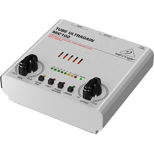 Предусилитель для микрофона Behringer MIC100 Tube Ultragain