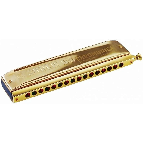 Губная гармошка Hohner Super 64C 7583/64 C gold