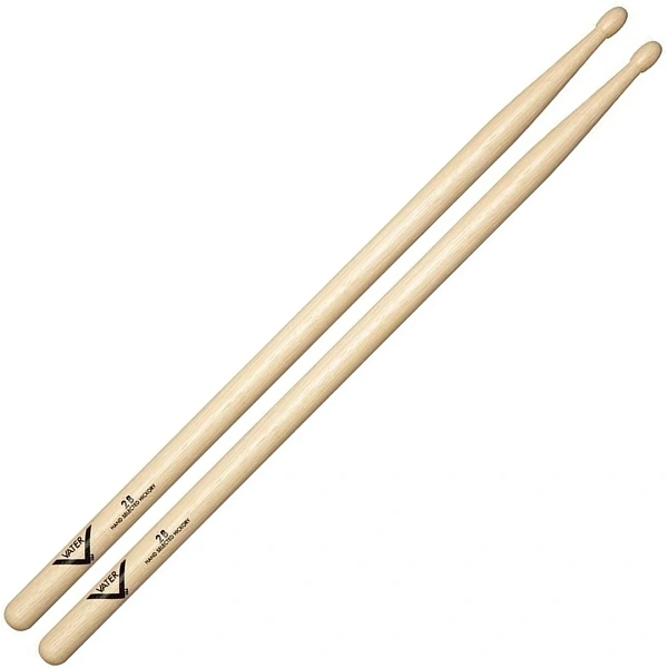 Палочки барабанные Vater VH2BW American Hickory 2BW