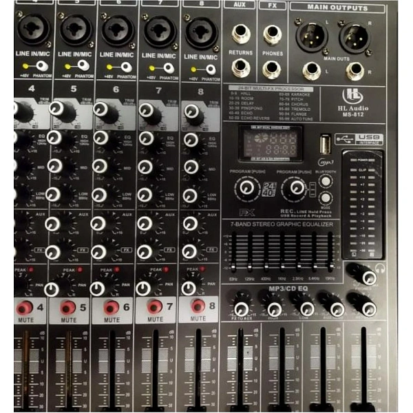 Микшерный пульт HL Audio MS-812USB