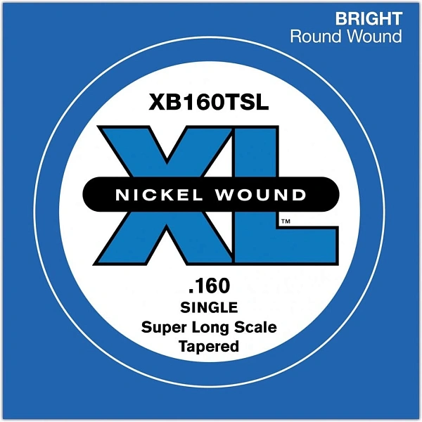 Струна для бас-гитары D'Addario XB160TSL Nickel Wound