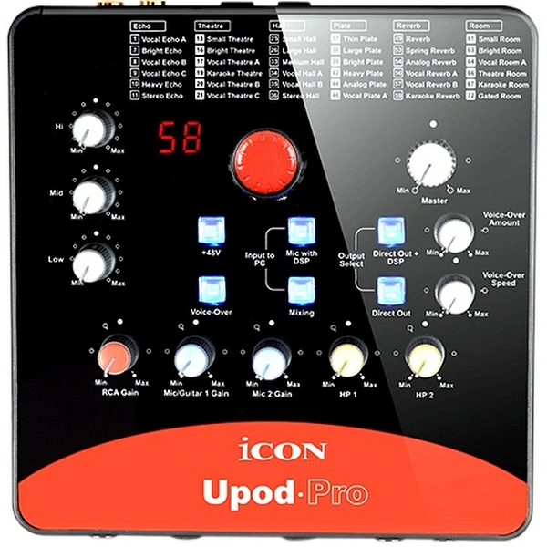 Аудиоинтерфейс iCON UPod Pro