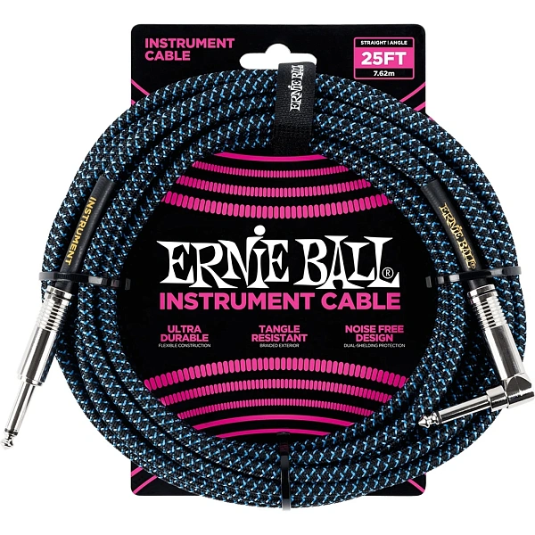 Инструментальный кабель Ernie Ball P06060 Black/Blue