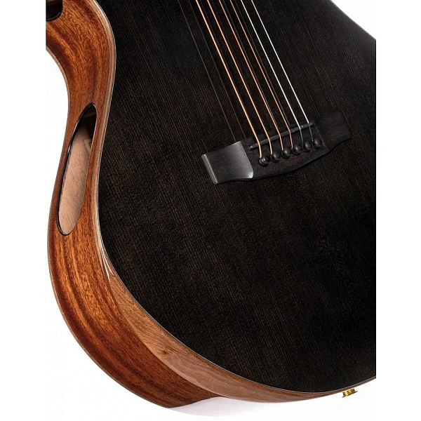 Электроакустическая гитара Cort Modern Black WCASE TBK
