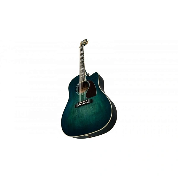 Электроакустическая гитара Gibson J-45 Chroma Modern 2019 Teal Burst