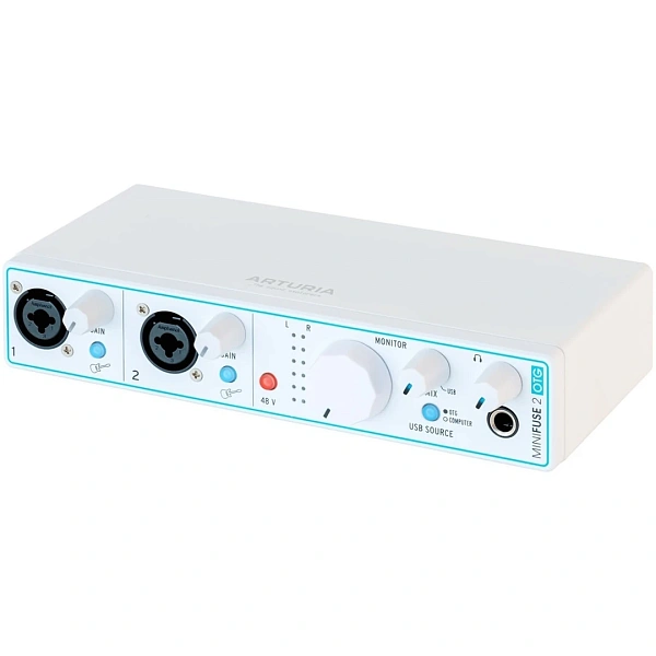 Аудиоинтерфейс Arturia MiniFuse 2 White OTG