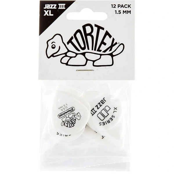 Набор медиаторов Dunlop 498P1.5 Tortex Jazz III XL