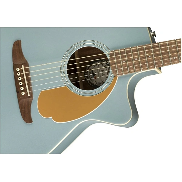 Электроакустическая гитара Fender Newporter Player WN Ice Blue Satin