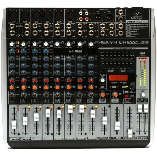 Микшерный пульт Behringer QX1222USB