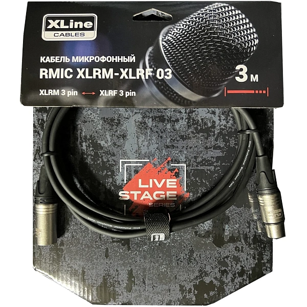 Микрофонный кабель Xline RMIC XLRM-XLRF 03