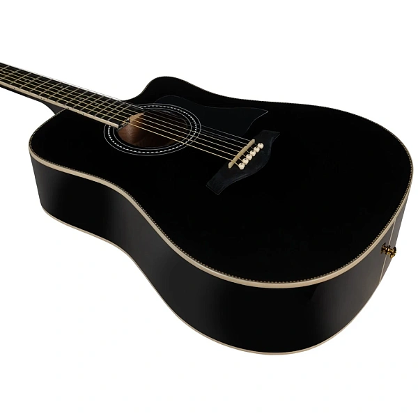 Акустическая гитара Rockdale Aurora D7 C BK Gloss