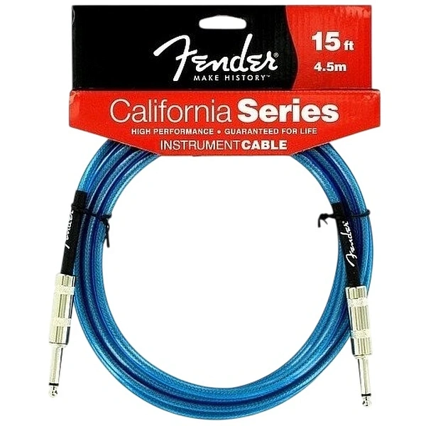 Инструментальный кабель Fender 15’ California Lake Placid Blue