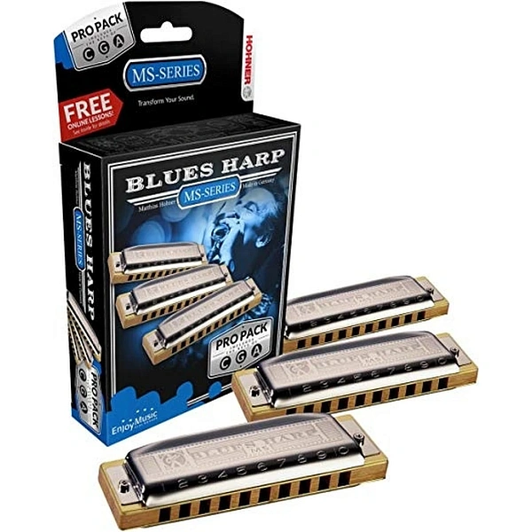 Набор губных гармошек Hohner Blues Harp 532/20 MS CGA