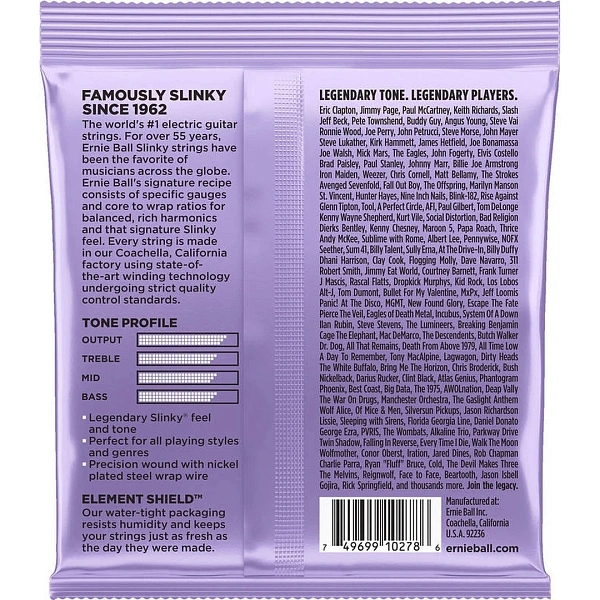 Струны для электрогитары Ernie Ball 2227 10-48