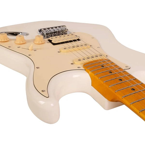Электрогитара Rockdale Stars Classic HSS Maple Cream White