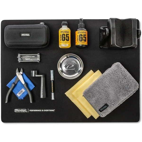 Набор для ухода за гитарой Dunlop DGT301 System 65 String Change Tech Kit