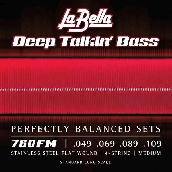 Струны для бас-гитары La Bella 760FM 49-109