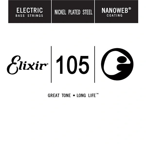 Струна для бас-гитары Elixir 15406 .105 XL