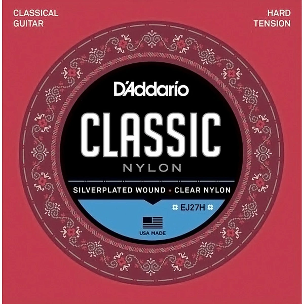 Струны для классической гитары D'Addario EJ27H Hard Tension