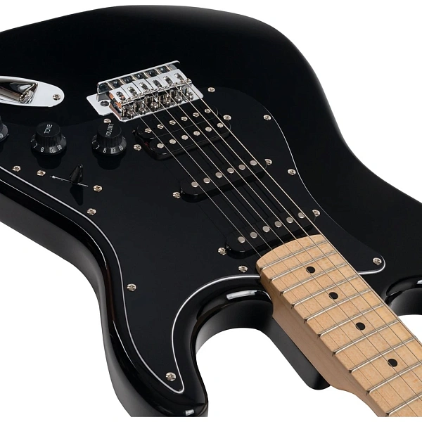 Электрогитара Rockdale Stars Plus HSS Maple Black