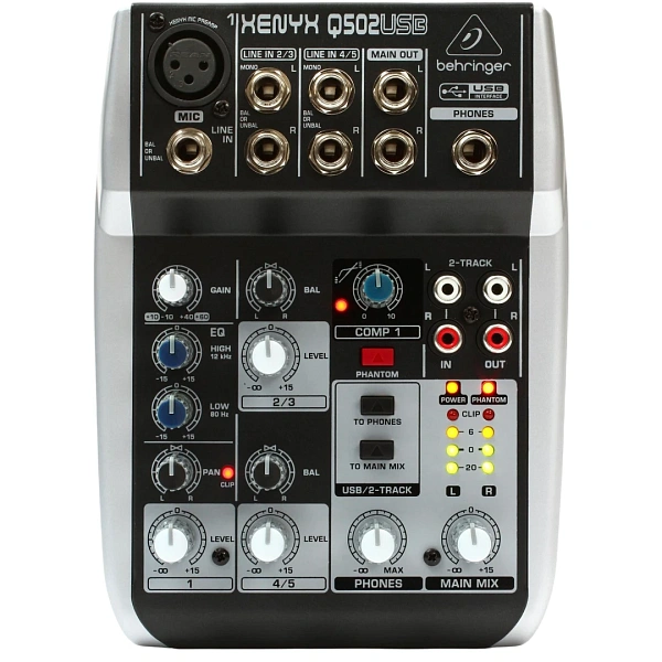 Микшерный пульт Behringer Q502USB