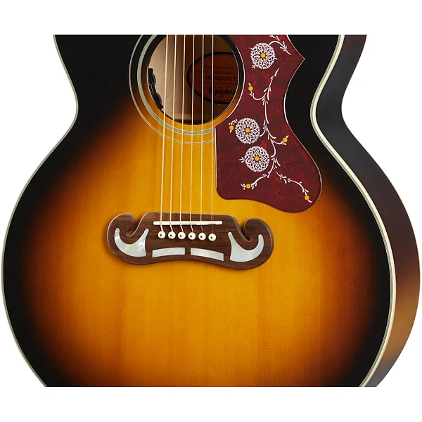 Электроакустическая гитара Epiphone J-200 Aged Vintage Sunburst Gloss