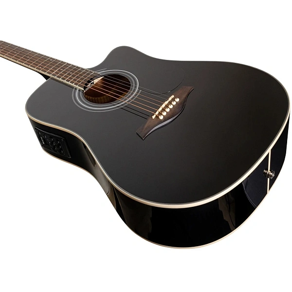 Электроакустическая гитара Rockdale Aurora D6 C BK E Gloss