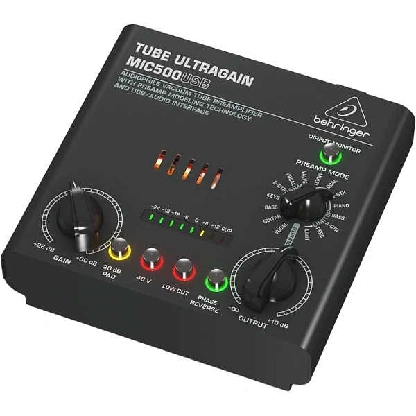 Предусилитель для микрофона Behringer MIC500USB
