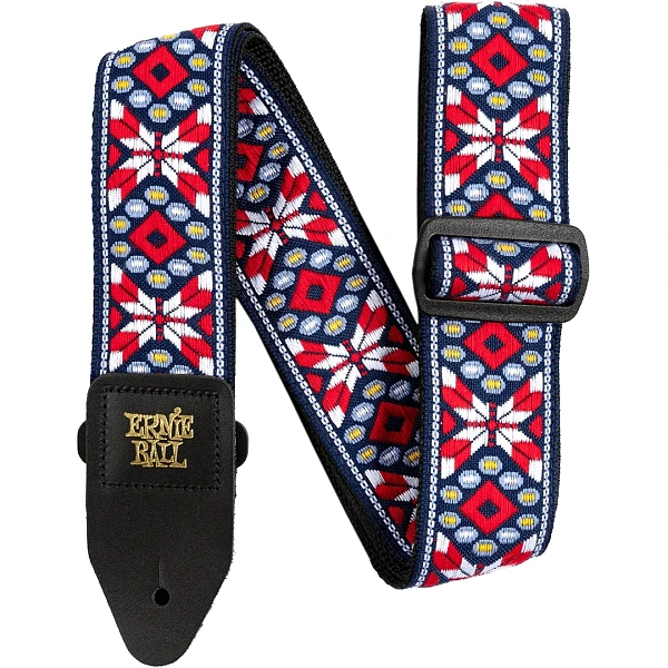 Ремень для гитары Ernie Ball Jacquard Taos Fire Red P04639