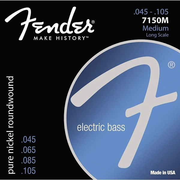 Струны для бас-гитары Fender 7150M 45-105 Long Scale