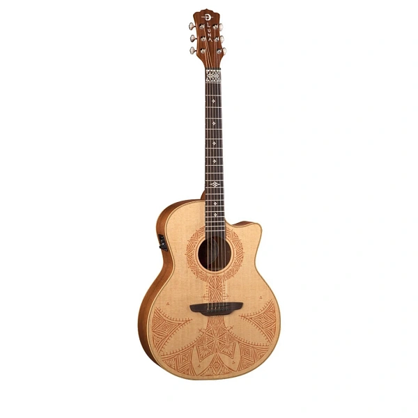 Электроакустическая гитара Luna Henna Sahara Spruce