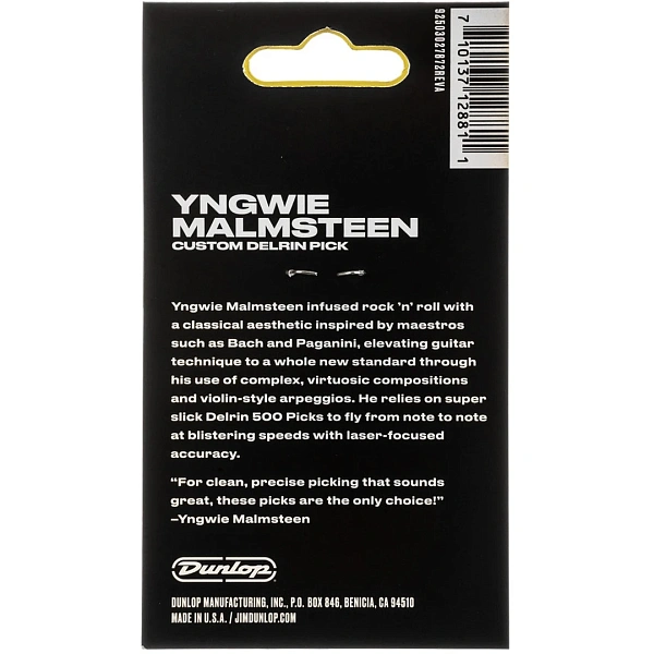 Набор медиаторов Dunlop YJMP02RD Yngwie Malmsteen 2.0